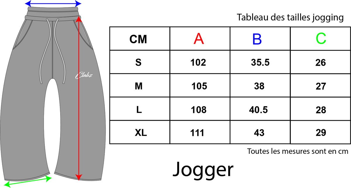 sizing chart